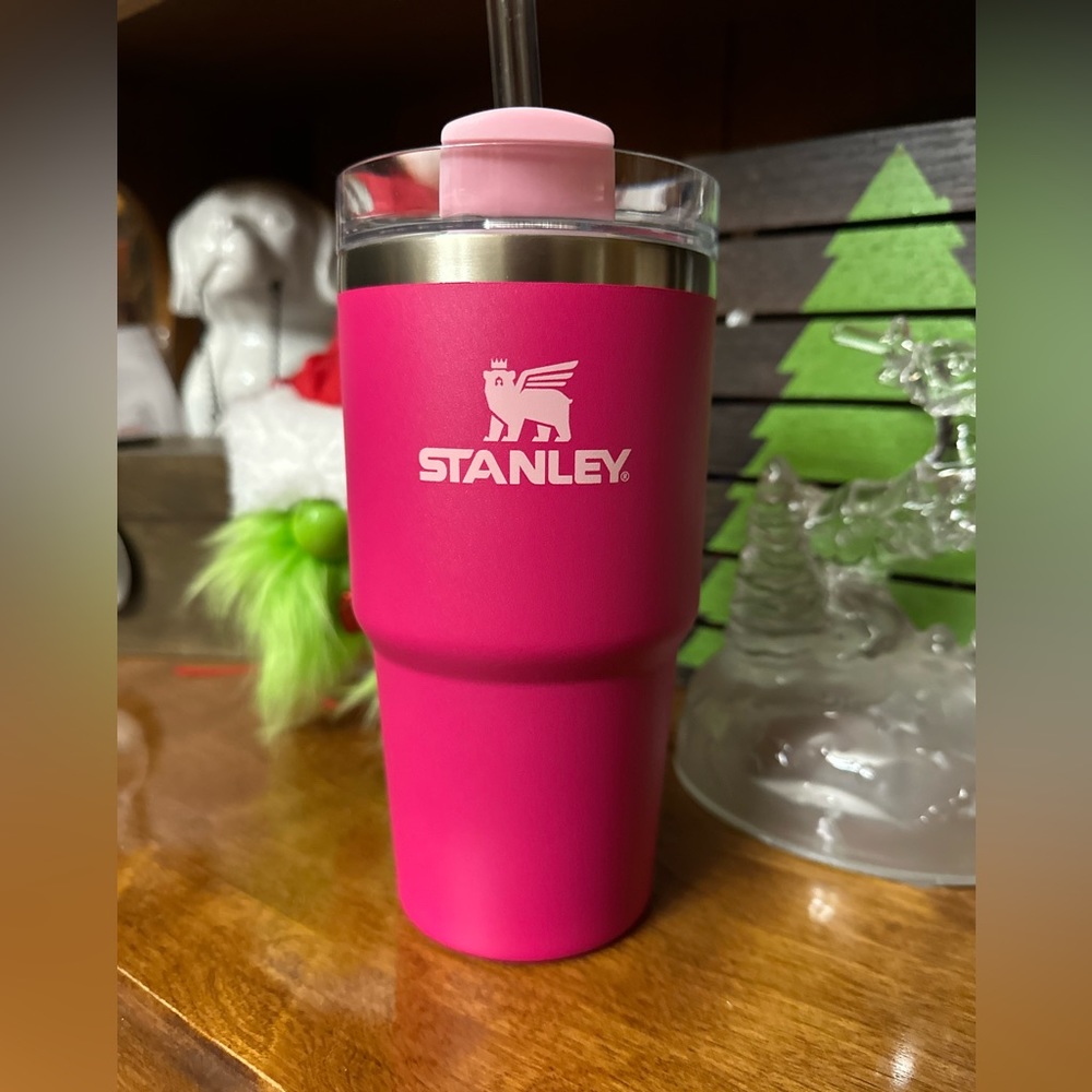 Pink vibes 20oz Stanley quencher tumbler